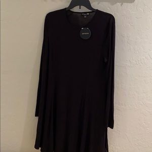 Cotton On Black Long-Sleeve Dress Sz Large NWT